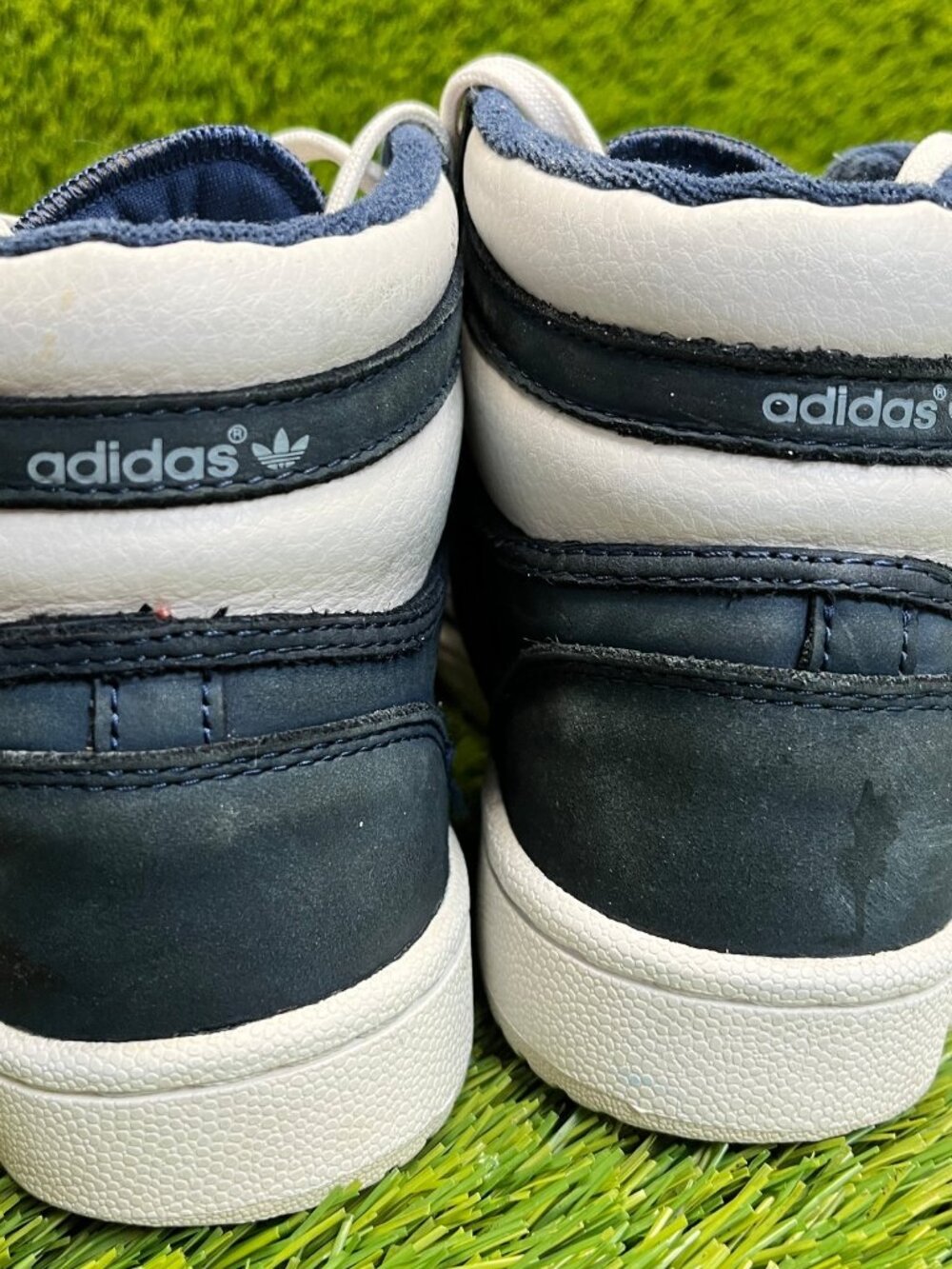 Adidas Top Ten RB J Boys Size 7 Collegiate Navy White Basketball Shoes Sneakers - Picture 9 of 12